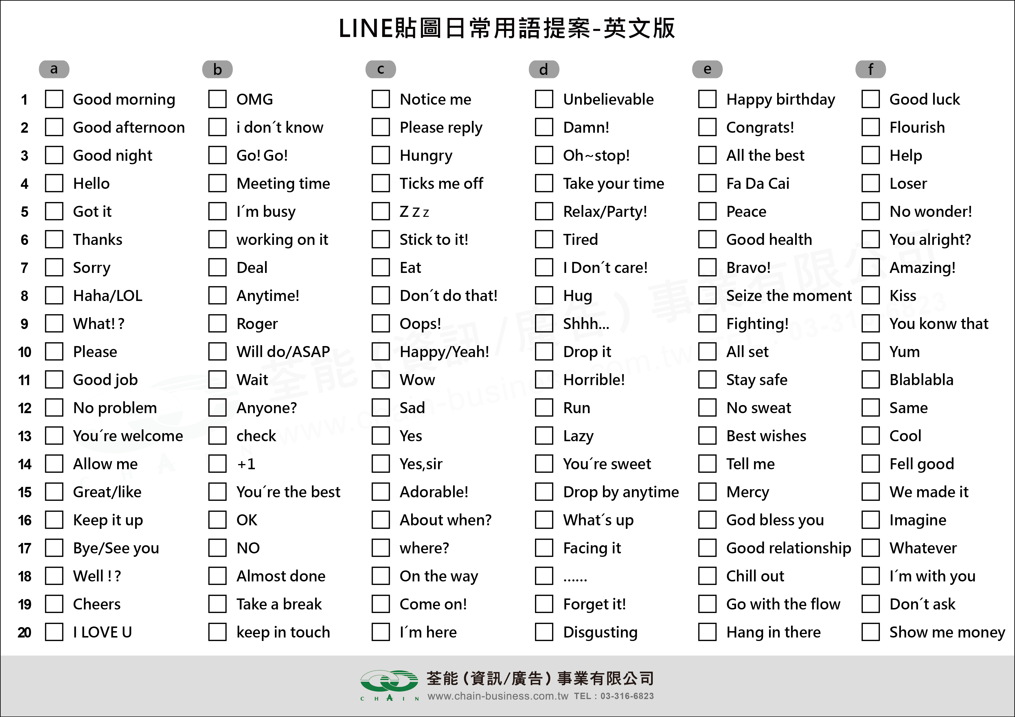 Line貼圖製作流程 網頁設計 網站設計 荃能數位整合行銷